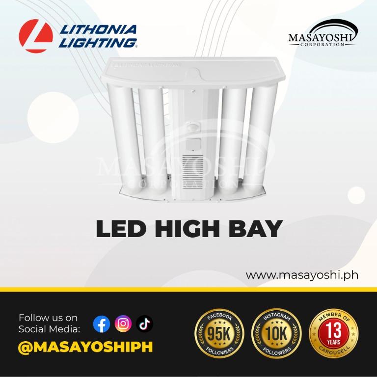 Lithonia Lighting IBG 15L LED High Bay - 95 Watt, 15,000 Lumens, 120-277V