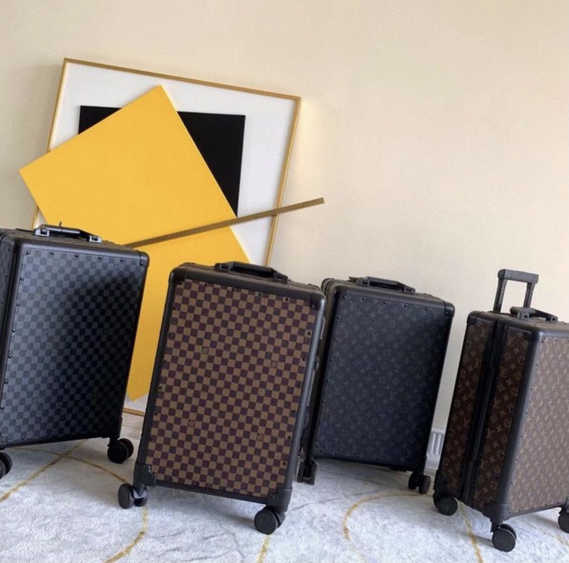 LV Louis Vuitton Bosphore Trolley 50 Luggage, Luxury, Bags & Wallets on  Carousell