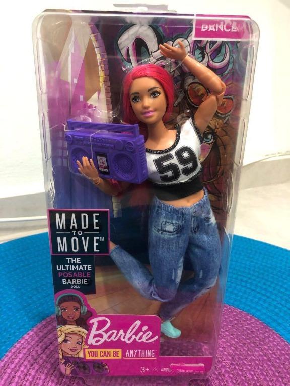Barbie made to move curvy dancer online