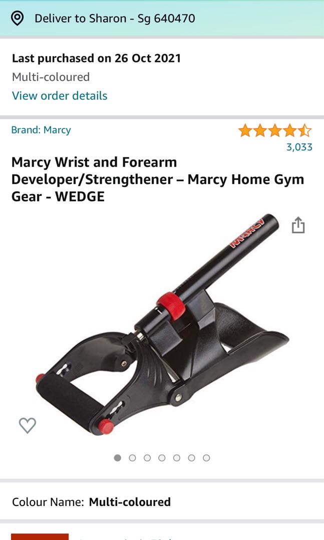 Marcy online wrist exerciser