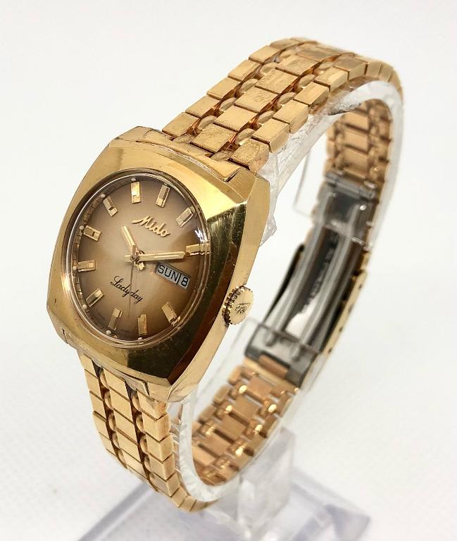 Mido Ladyday 7139 Gold Plated Lady Watch Luxury Watches on Carousell