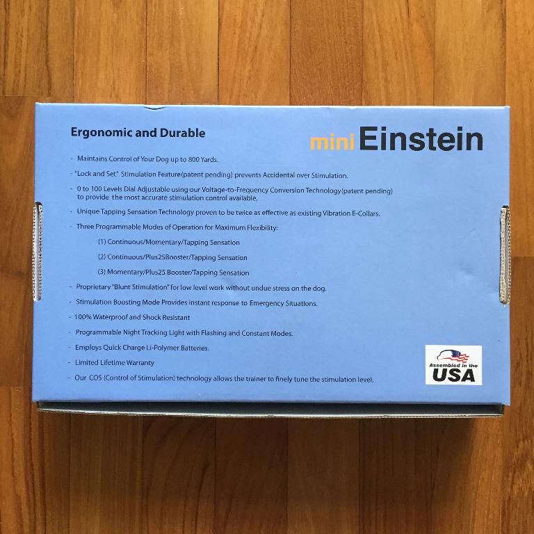 Einstein on sale e collar