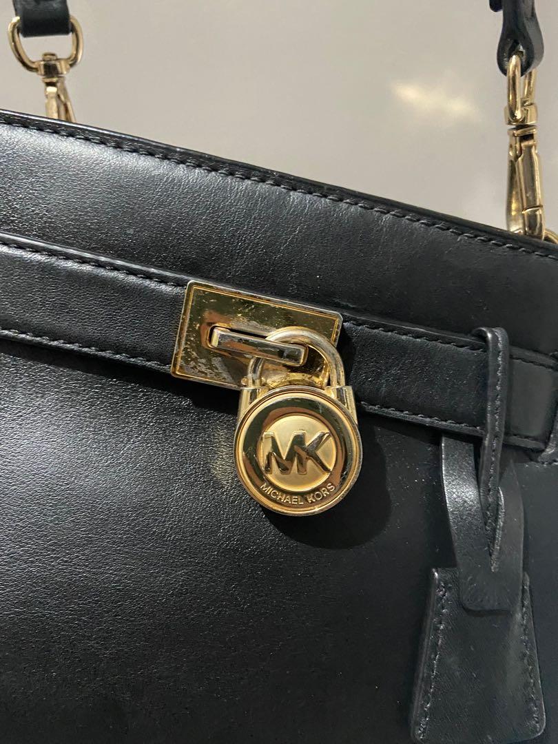 Autofrei Michael Kors Navy Blue And White Purse Roots Leather Tote