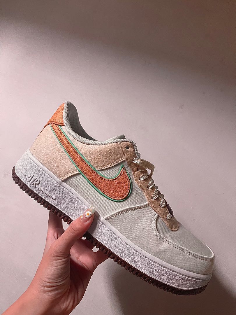 Nike Air Force 1 Low Happy Pineapple Coconut Milk, Men's Fashion