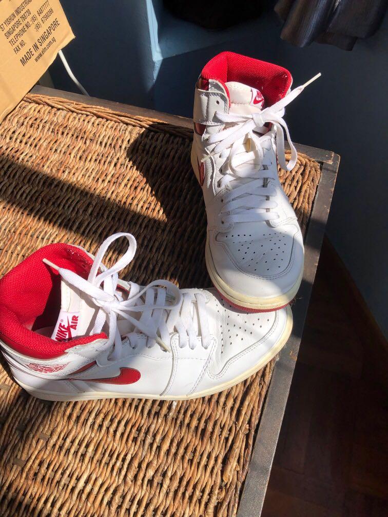 Nike Air Jordan 1 Retro High OG Metallic Red Men s Fashion