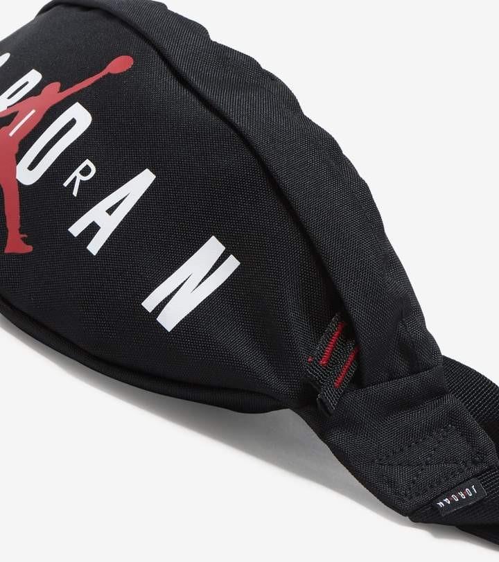 Nike Air Jordan Jumpman Crossbody Sling Bag Black Red White Belt Waist