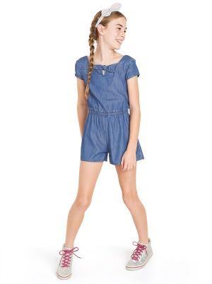 Old Navy Chambray Romper Girls Babies Kids Babies Kids