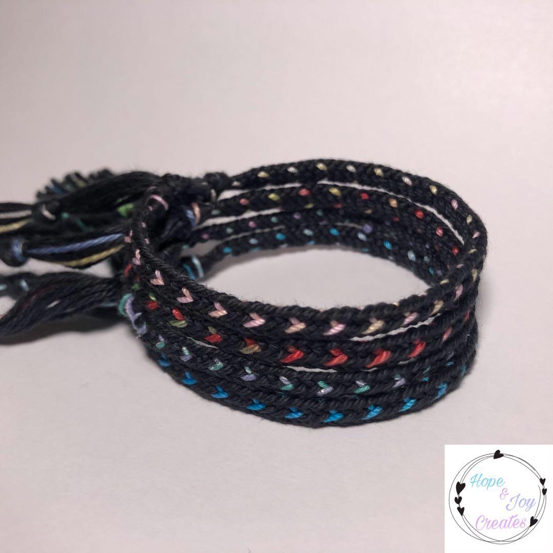 Adjustable friendship bracelet hot sale