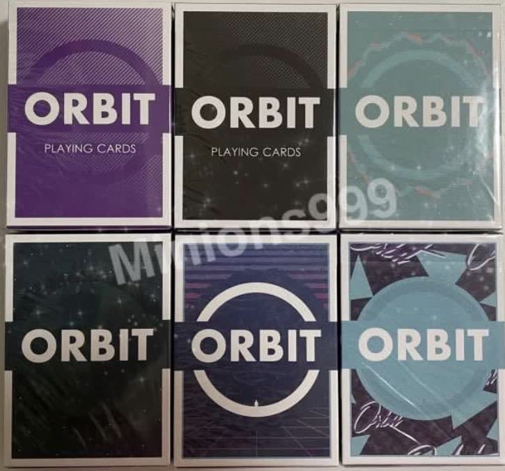 Orbit V3 V4 V5 V6 V7 V7P Playing Cards SET Limited Edition Very Rare ...