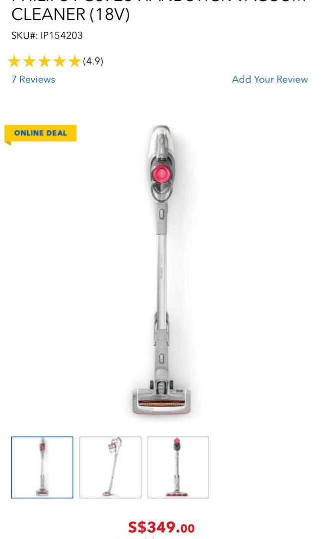 PHILIPS FC6723 HANDSTICK VACUUM CLEANER 18V Condition 8.5 10 80 TV Home Appliances Vacuum Cleaner Housekeeping on Carousell