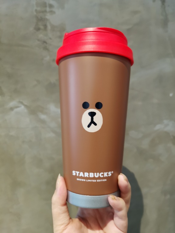 READY STOCK! STARBUCKS X LINE FRIENDS COLLECTION LINE FRIENDS Brown