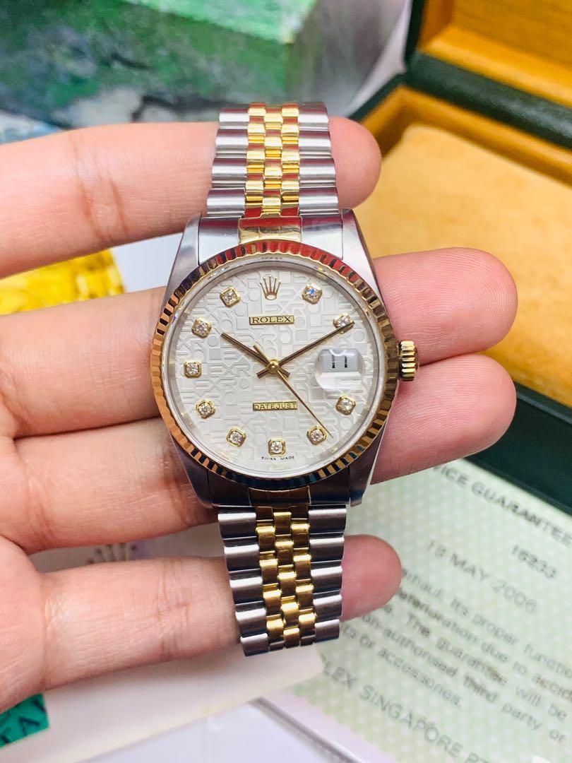rolex datejust 16230