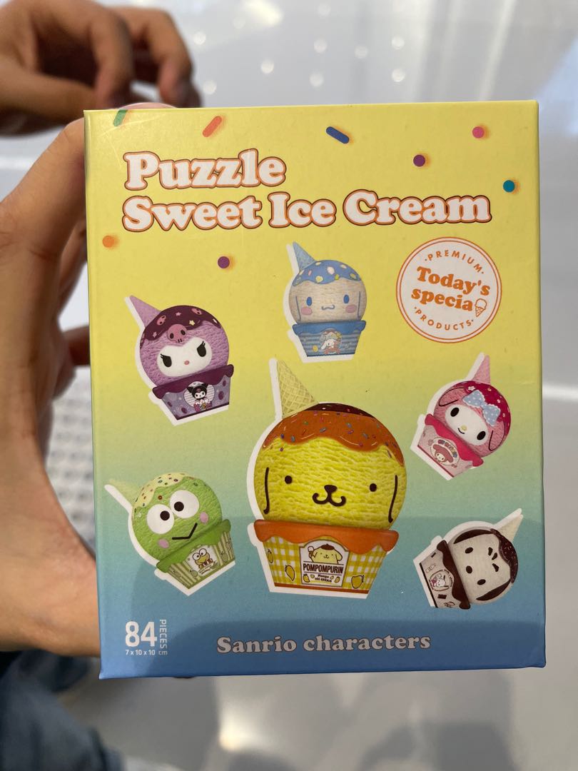 Sanrio sweet ice cream 立體拼圖玉桂狗款, 興趣及遊戲, 玩具& 遊戲類