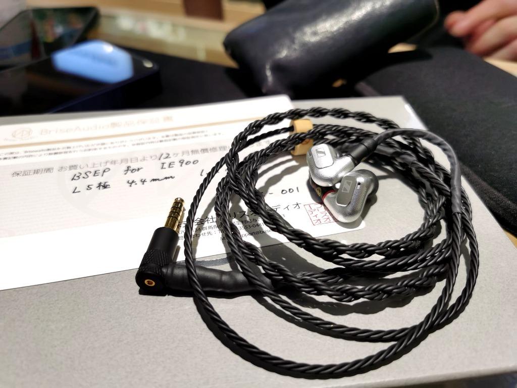 brise audio BSEP for ie900 4.4mm リケーブル 【良好品】 - イヤホン