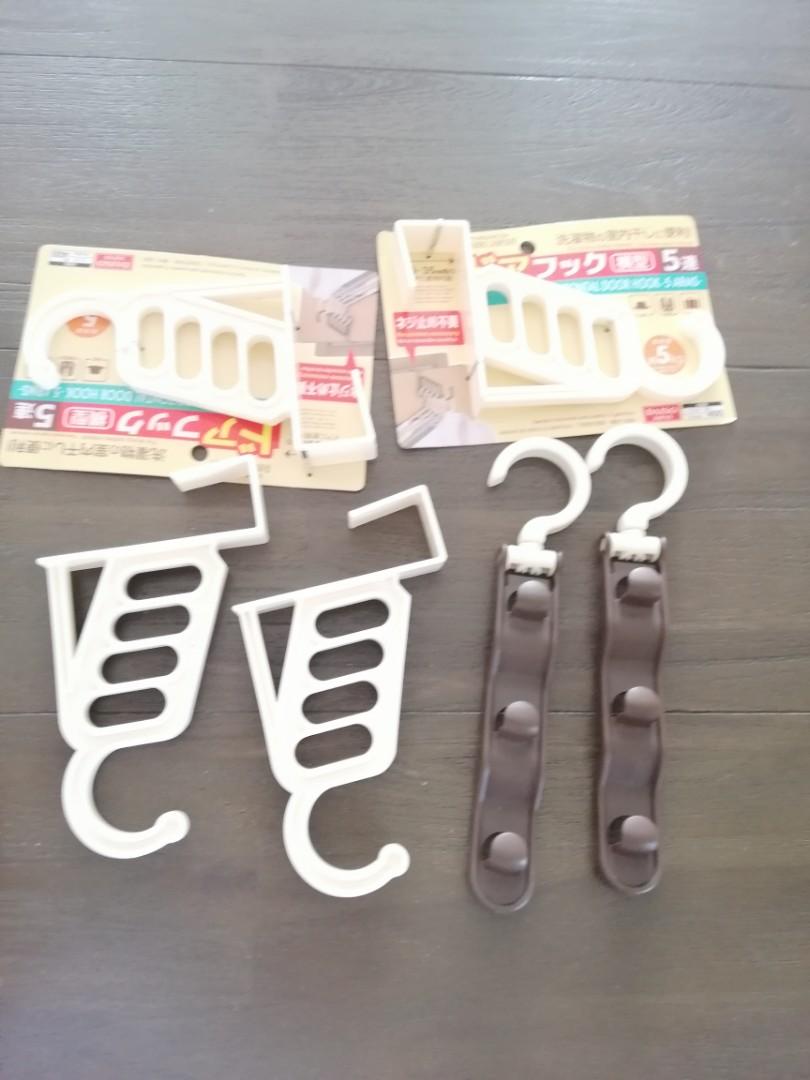 Foldable Shelves and Hooks (Daiso), Furniture & Home Living, Home