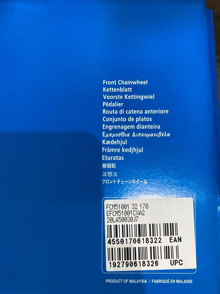 Shimano Deore Crank Front Chainwheel 