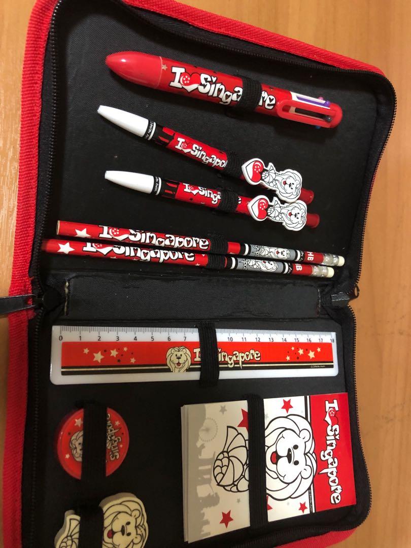 Singapore Merlion Pencil Case, Hobbies & Toys, Stationery & Craft