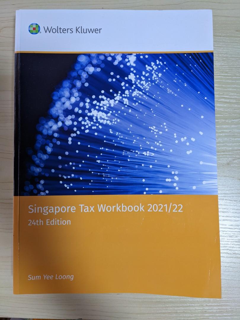 Singapore Tax Workbook 2021/22 24th Edition Sum Yee Loong Used