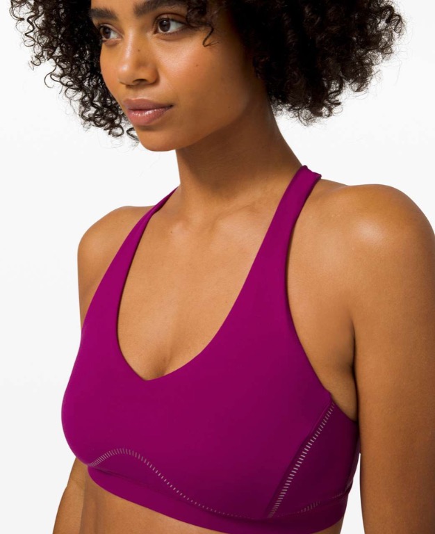 NWT Lululemon Free To Be Bra ~SIZE:6,8~Ruby Red 