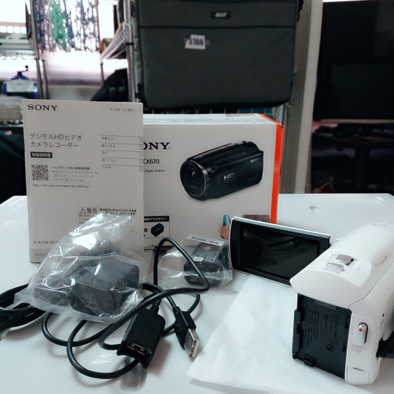 SONY Handycam HDR-CX670 手持數位攝影機錄影機日文版無法