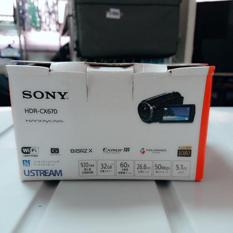 SONY Handycam HDR-CX670 手持數位攝影機錄影機日文版無法更改語言【日