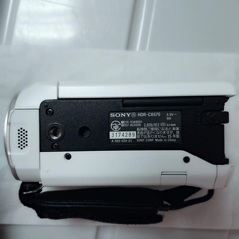 SONY Handycam HDR-CX670 手持數位攝影機錄影機日文版無法更改語言【日