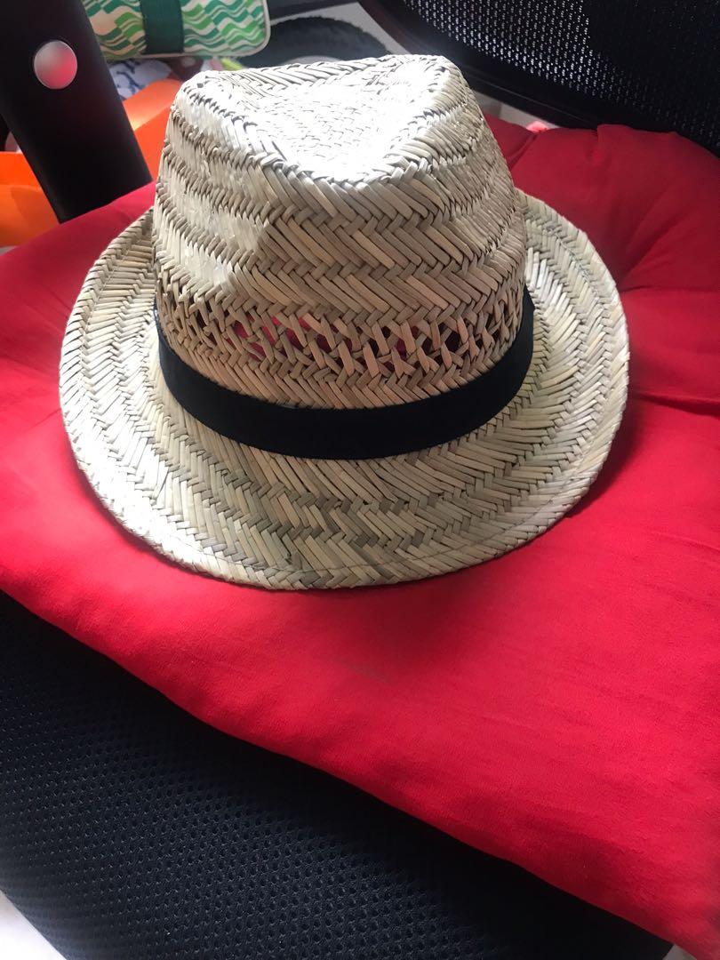 Straw hat, Men's Fashion, Watches & Accessories, Caps & Hats on Carousell