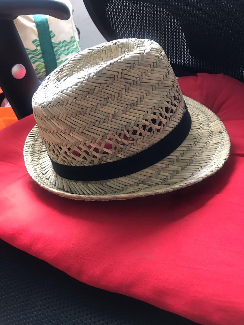 Straw hat, Men's Fashion, Watches & Accessories, Caps & Hats on Carousell