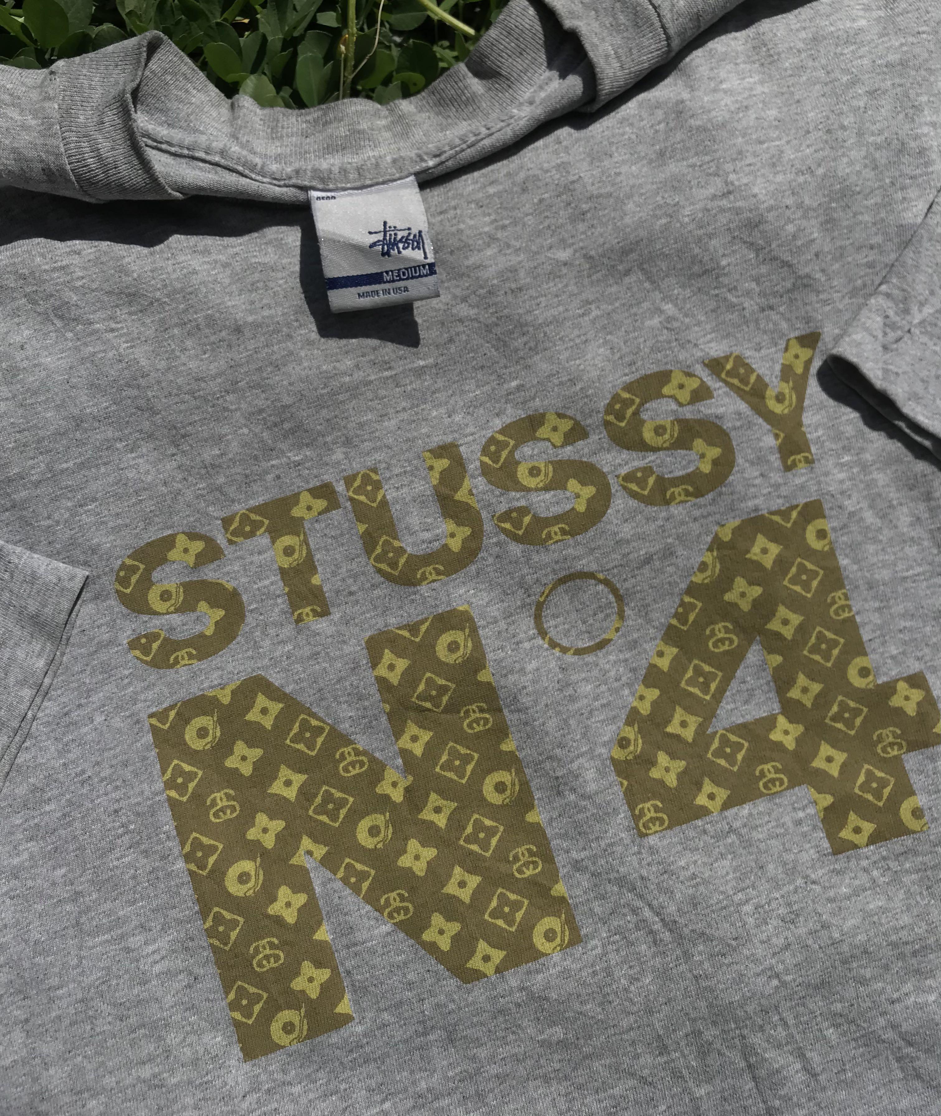 Stussy 'LV' N4 monogram hoodie (M) RARE