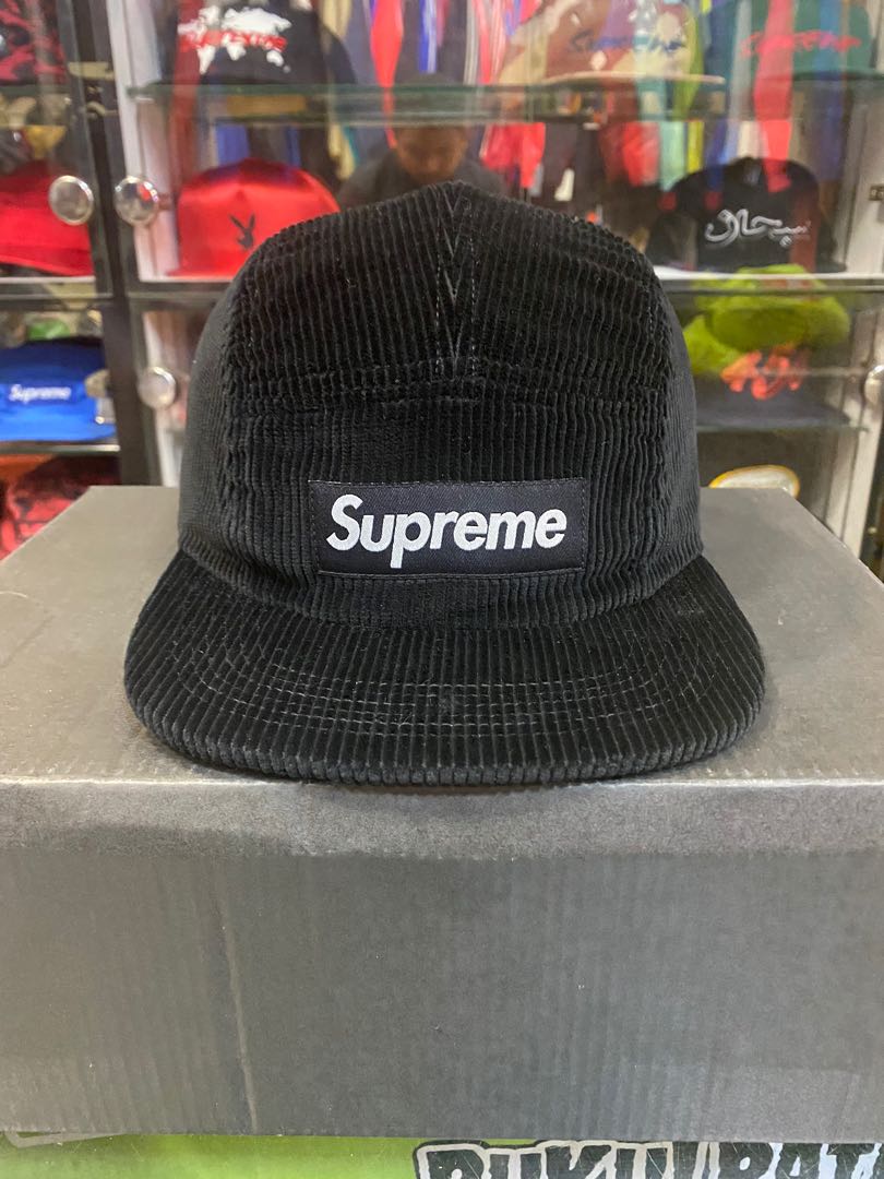 Supreme waffle deals corduroy camp cap