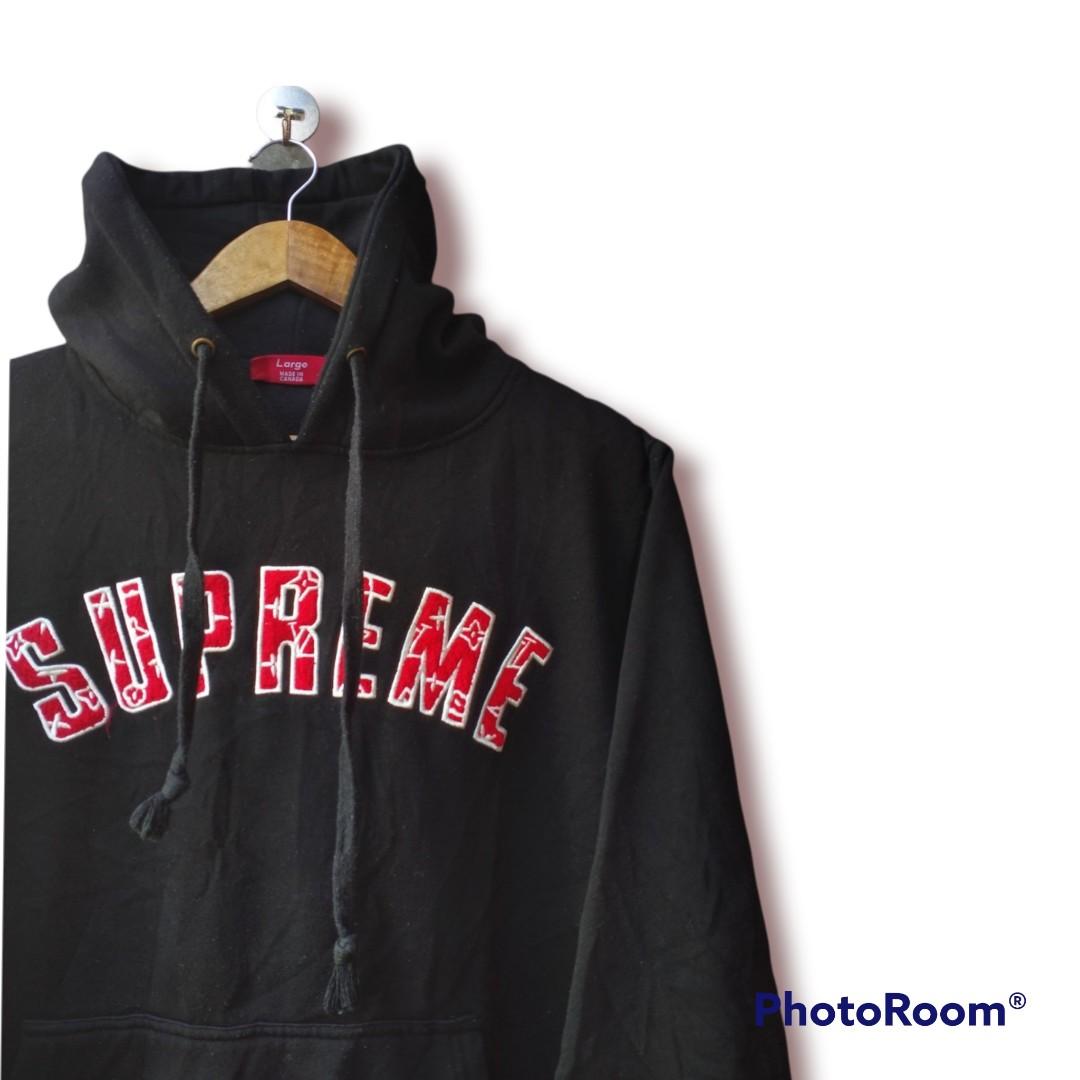 SUPREME x LV HOODIE, Men's Fashion, Coats, Jackets and Outerwear on  Carousell