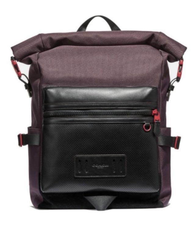 Terrain roll top backpack coach on sale