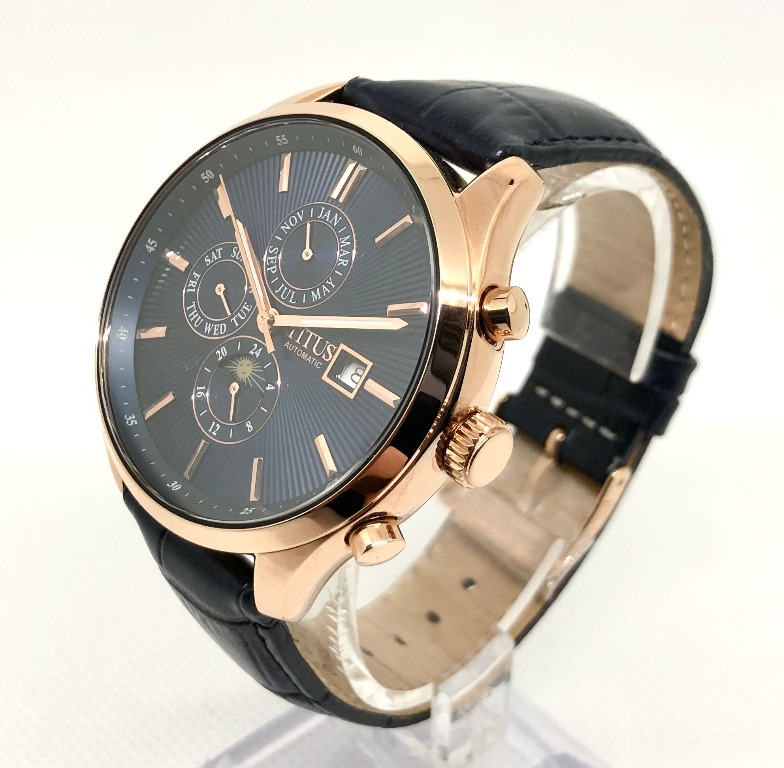 Titus W06 Automatic Chronograph Men Strap Watch, Luxury, Watches on ...