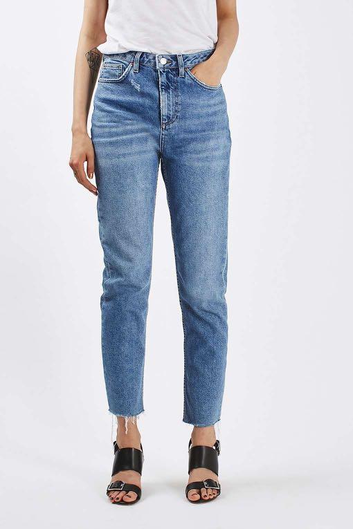 Topshop Straight Leg Jeans Women s Fashion Bottoms Jeans
