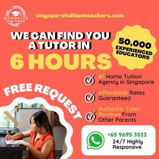 Free Request for Good Home Tutor! PSLE O N A Level IB IGCSE AP Preschool Kindergarten Primary Secondary JC Poly ITE Uni English Science Math Chinese Chemistry Biology Physics POA Accounting Econs GP Literature History Geography Private Tuition Teacher