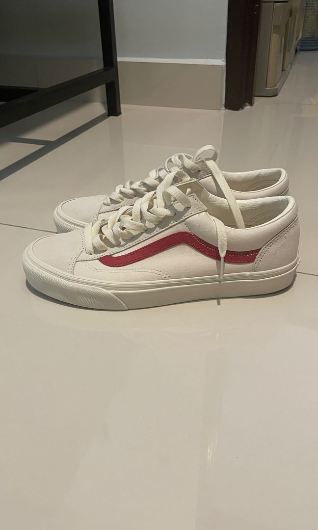 vans marshmallow red