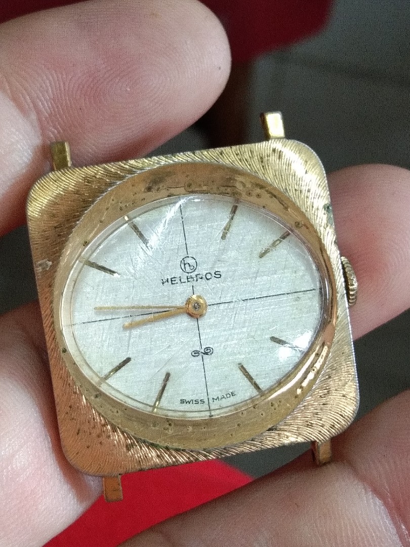 Helbros gold watch store