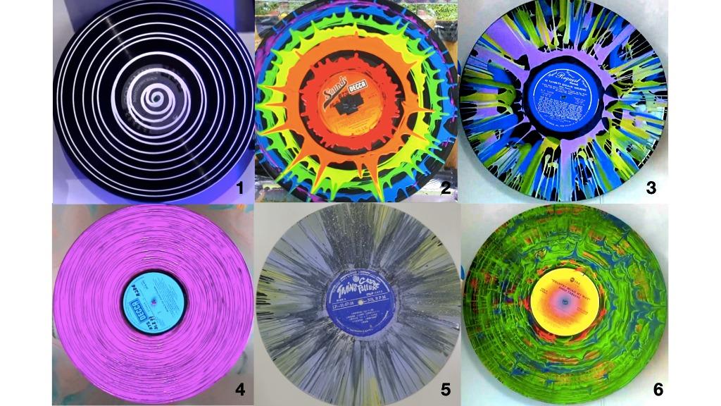 Vinyl Spin Art