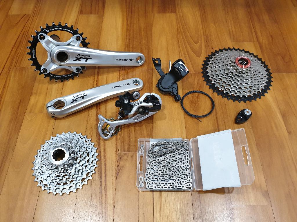 WTS Shimano XT M770 9 Speed Drivetrain