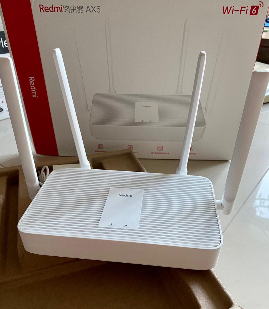 Redmi Ax5 Router Xiaomi Redmi AX5 Router, Computers & Tech, Parts & Accessories ...