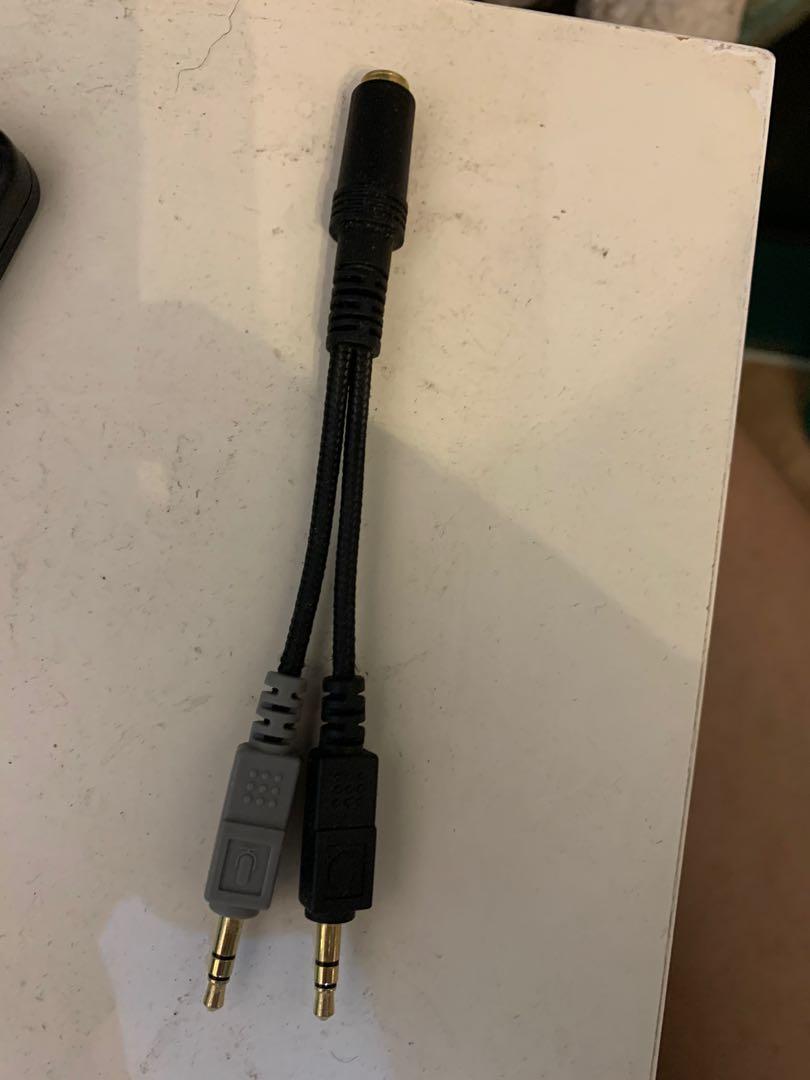 3.5 combo jack splitter, 手提電話, 電話＆平板電腦配件, 充電器及電線 Carousell
