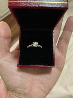 💯 1 carat Round Brilliant Diamond Ring with Certification