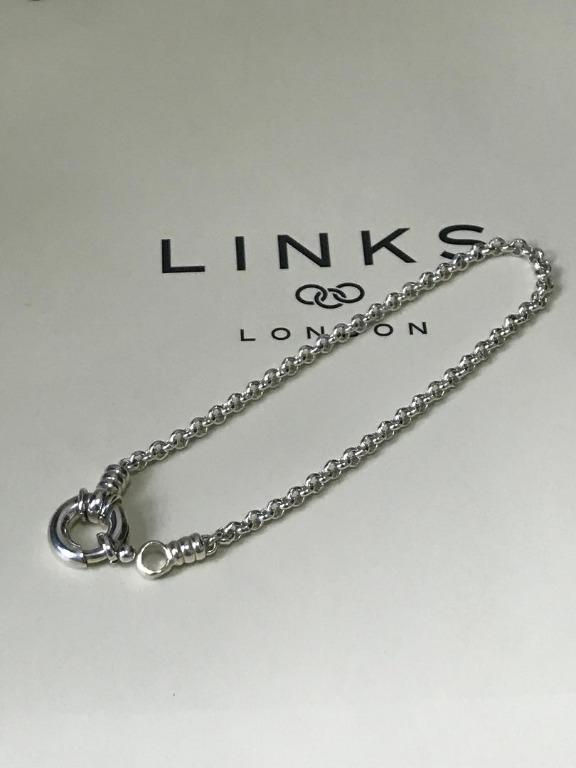 Links of london mini belcher bracelet silver hotsell