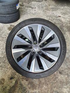 ⬇️ [CNY SALES] 4 x Latest Original Audi A6 Sports 18 inch rims with Goodyear F1 A5 tyres. Fit almost all Audi, VW, Skoda, Seat, conti and jap cars