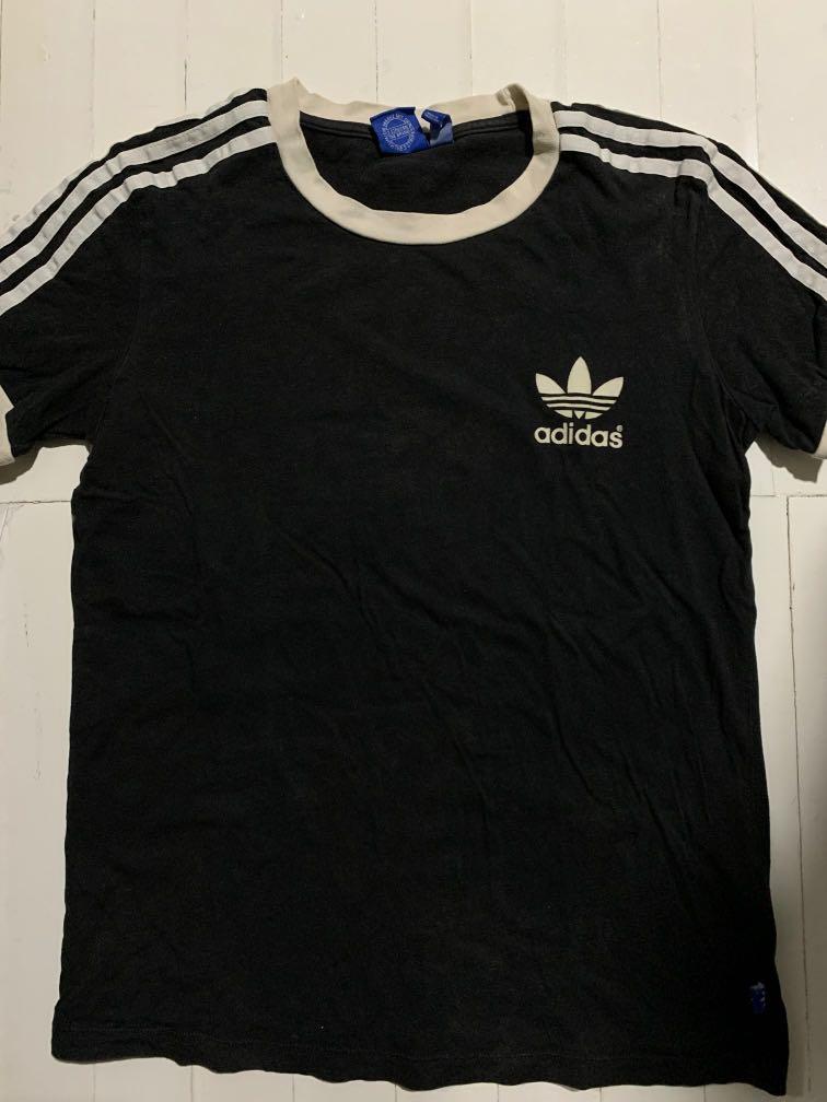 Adidas black shirt hotsell