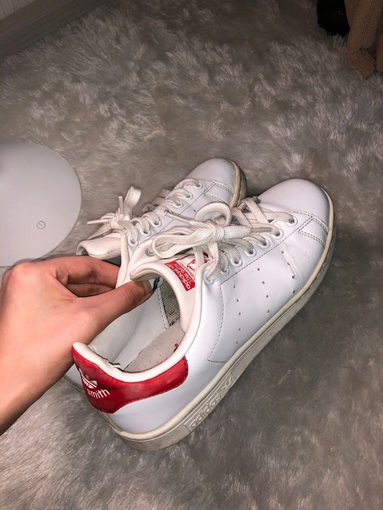 originals stan smith womens red