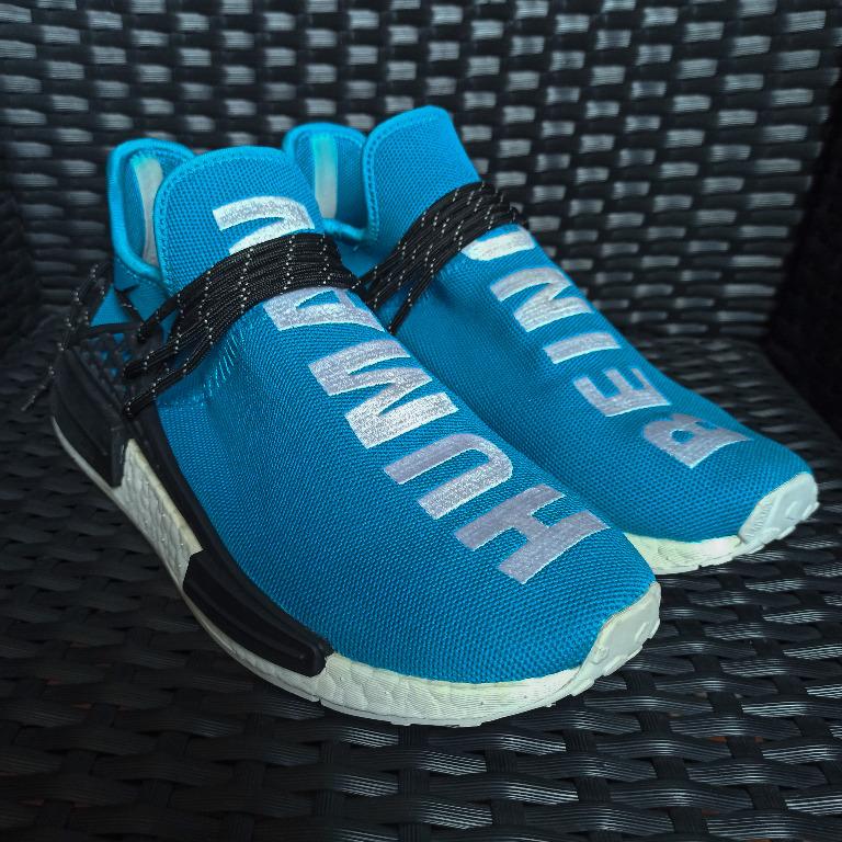 Pharrell X Adidas Nmd Human Race - Shale Blue