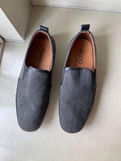 ALDO Black Grey Slip on Shoes