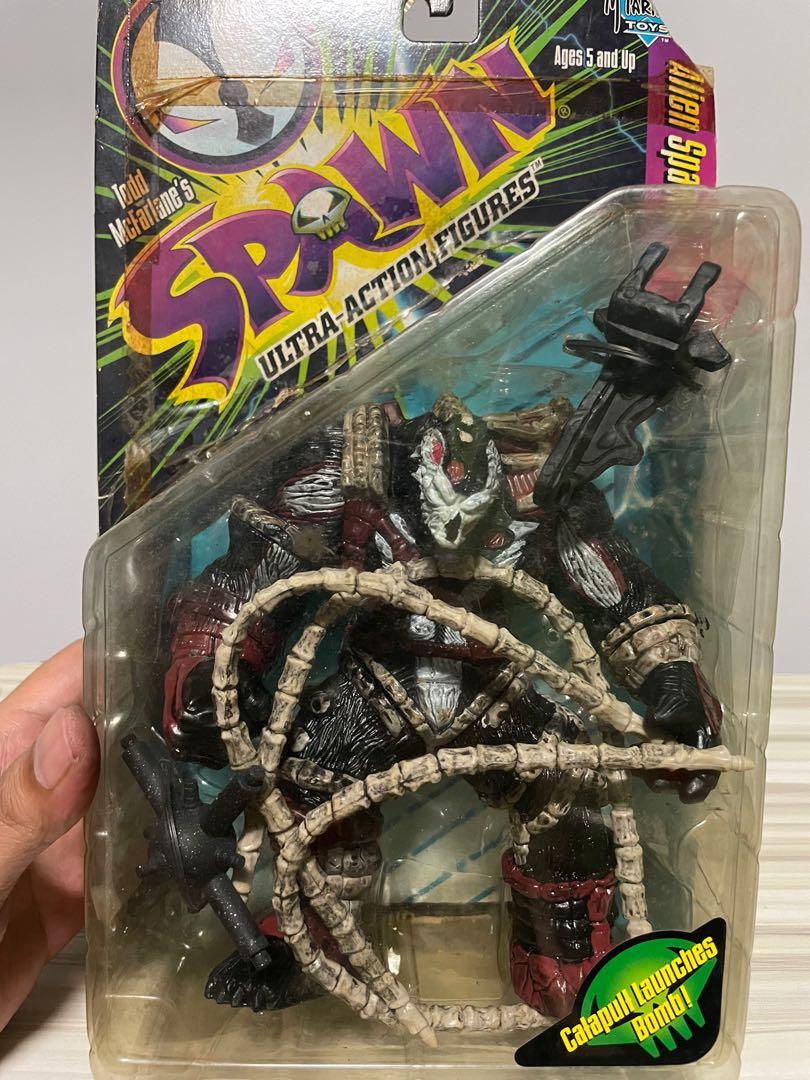 Alien Spawn (25) (Category: Toy Figures) located in Singapore. Submitted by yan.yeno (Listing ID 1066893146, Image 2). Description: Todd McFarlane’s Spawn Figure (6inch) One of the best detailed figures of all time!!! Figures are still sealed, mint in packaging.. Item has been kept for around 15 years.. Some figures are rare even 15 years ago (US Card), that makes it super ultra rare now!!! Unfortunately some packaging are a little yellowish, but