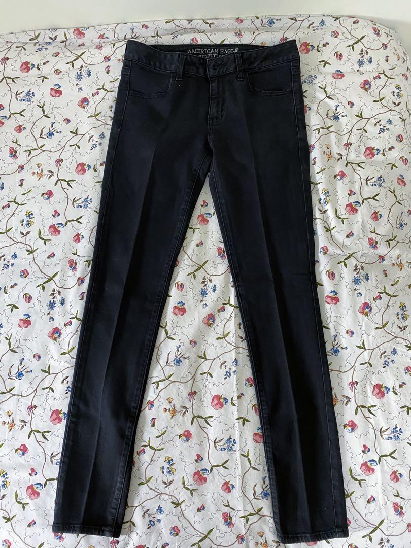 american eagle women's black pants